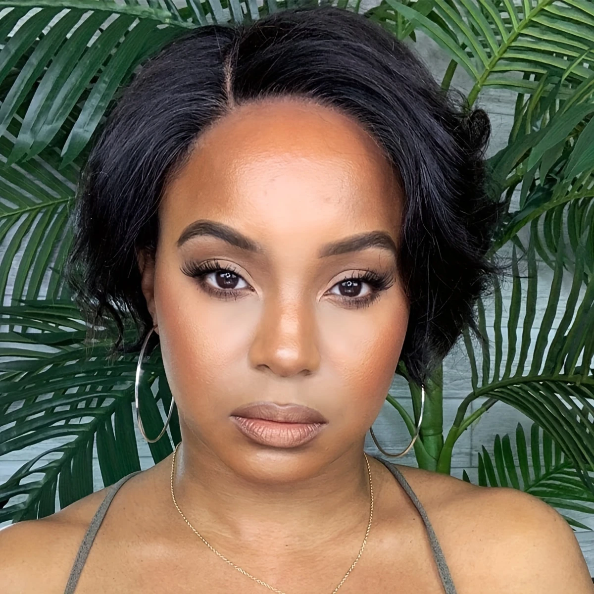 

Straight Human Hair Wig 13x1 T Part Lace Wig Short Pixie Cut Wig Human Hair Wigs for Women 150% Density 6Inch