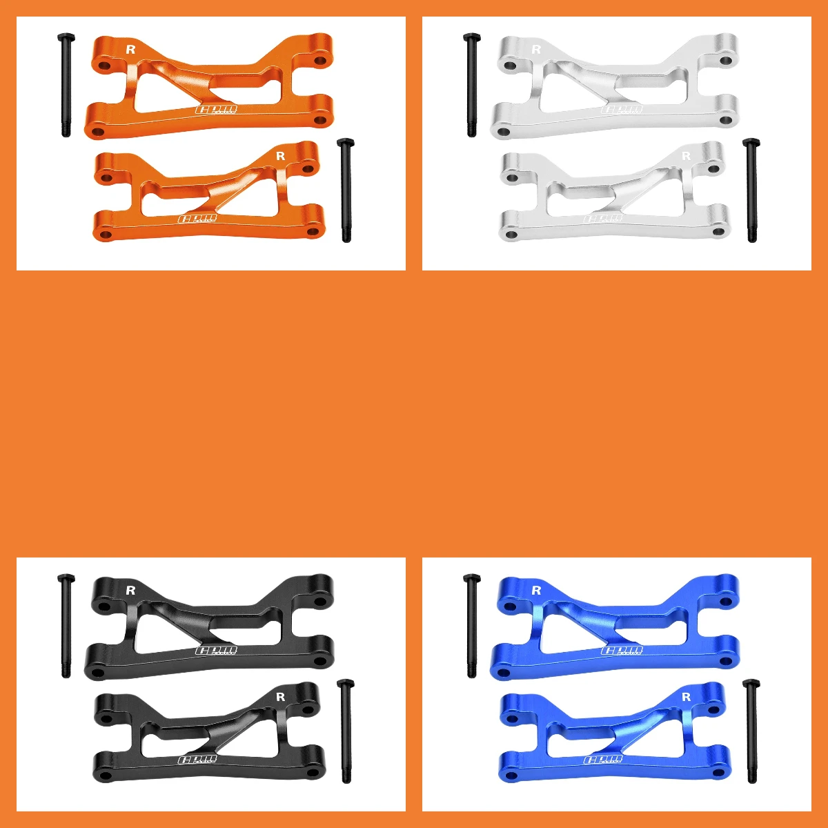

GPM TRAXXAS Mini Maxx Monster Truck-107154-1 For 7075 Alloy Rear Upper Suspension Arms