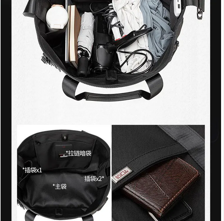 36-55L Alpha 3 Series Ballistic Nylon Beach Bag Men's Large Capacity Travel Bag Shoulder Handbag 2203152D3