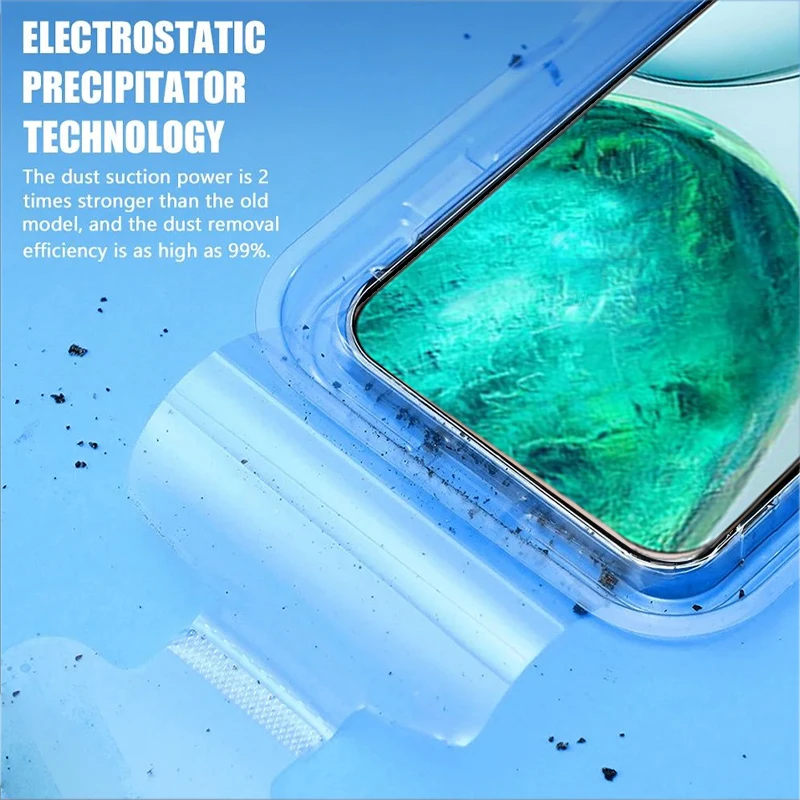 1-2 قطعة واقي شاشة ممتاز لهاتف Honor X8c X8b X8a X7d X7c X7b X7a X7 X9d X9 5G تركيب تلقائي من الزجاج المقسى الخالي من الغبار