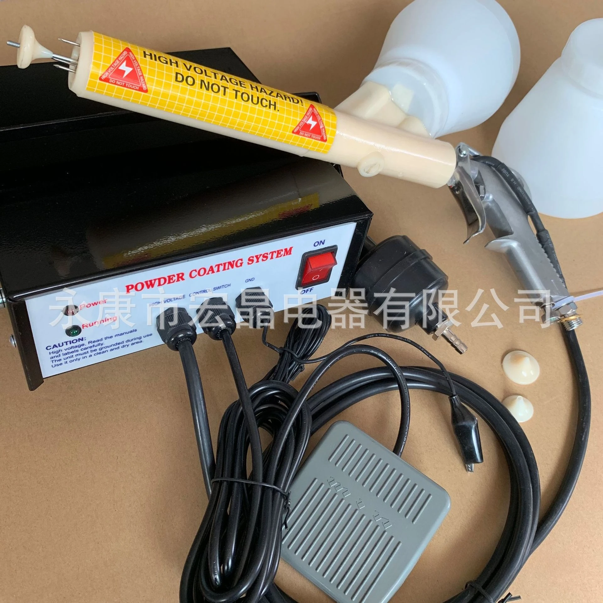 Spraying machine PC03-5 gear adjustable static size 30-50KV spraying machine Small and miniature portable spraying equipment