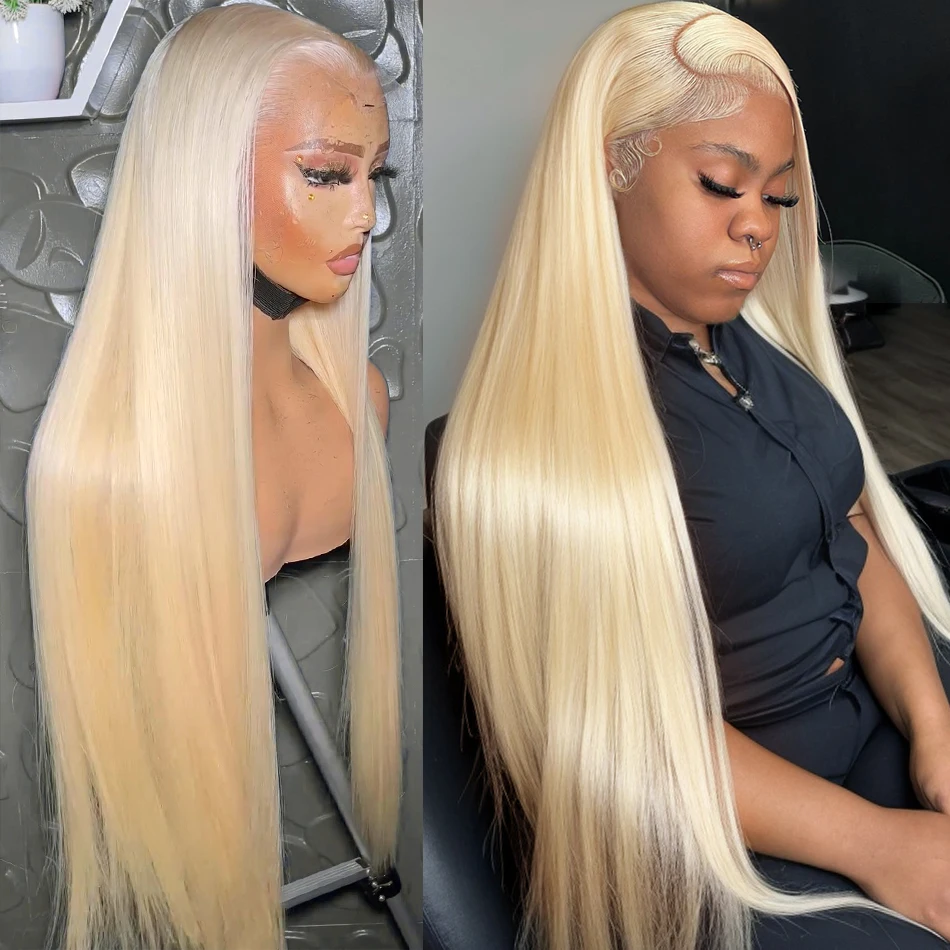 40 Inches Honey Blonde 613 HD 250% 13X6 Straight Lace Front Human Hair Wigs 13X4 Lace Frontal Wigs 5X5 Glueless Ready To Go Wear