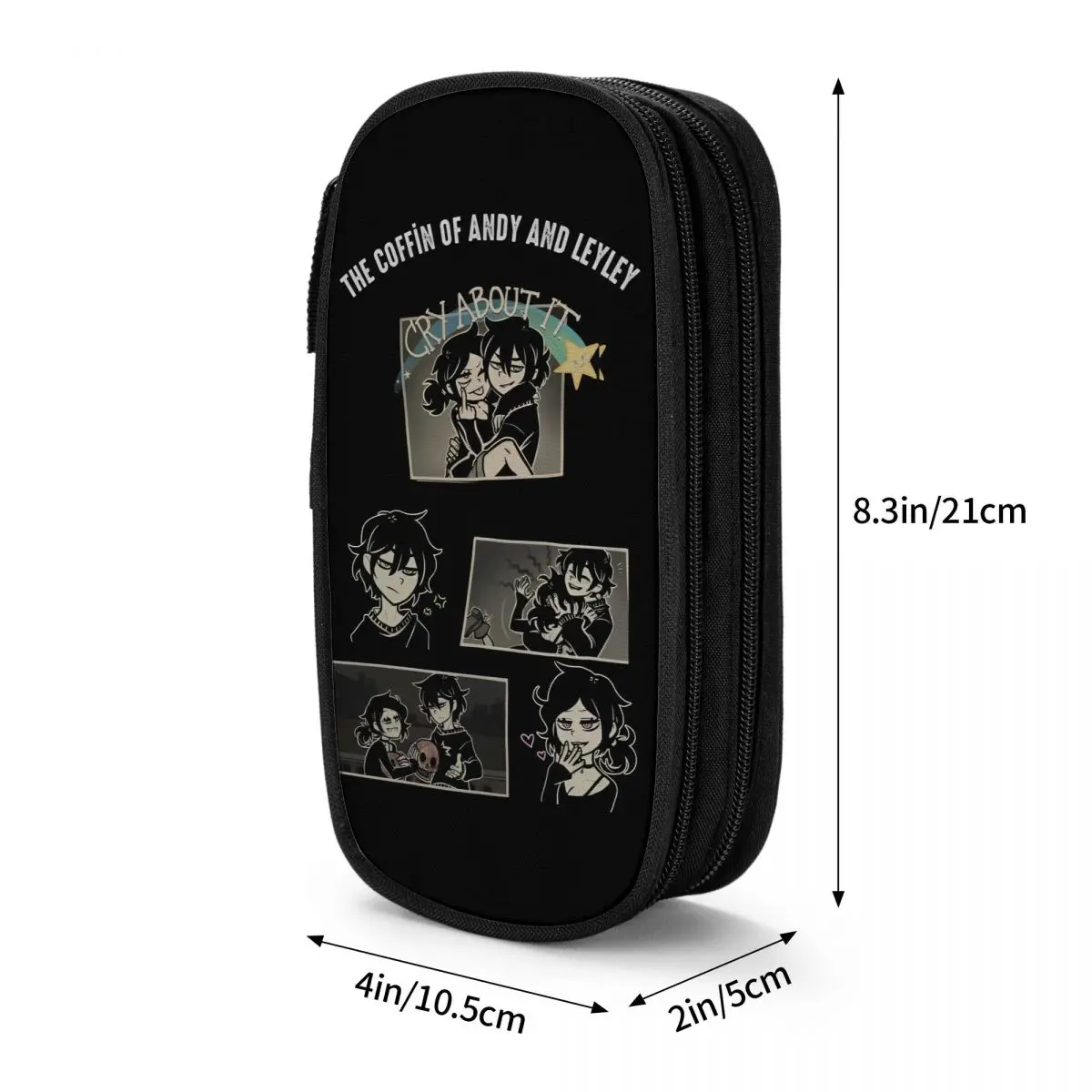 Pencil Case Cute Ashley And Andrew The Coffin Of Andy And Leyley Pencil Box School Pencil Case Boy Girl Zipper School Stationery