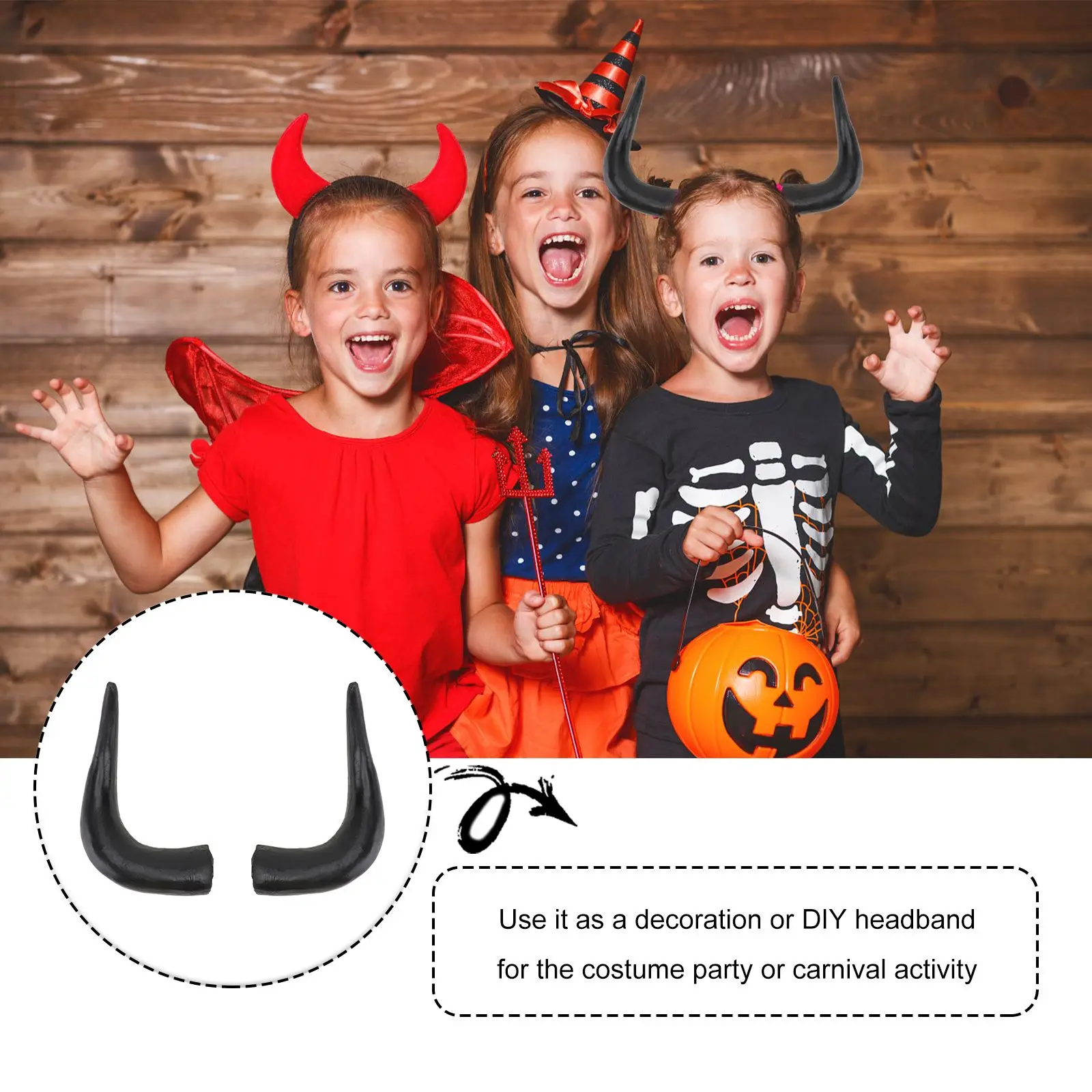 성인을위한 시뮬레이션 된 후프 할로윈 의상 암소 액세서리 황소 뿔 소품 뿔 플라스틱 머리띠 남자 가짜 장식 남자