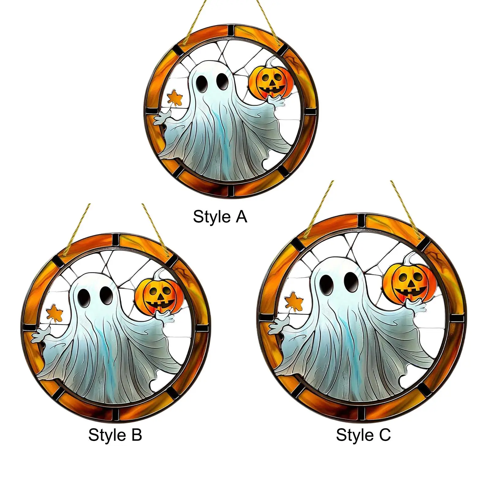 Halloween Specter Wind Chime Hanging Wind Sculpture Halloween Decoration for