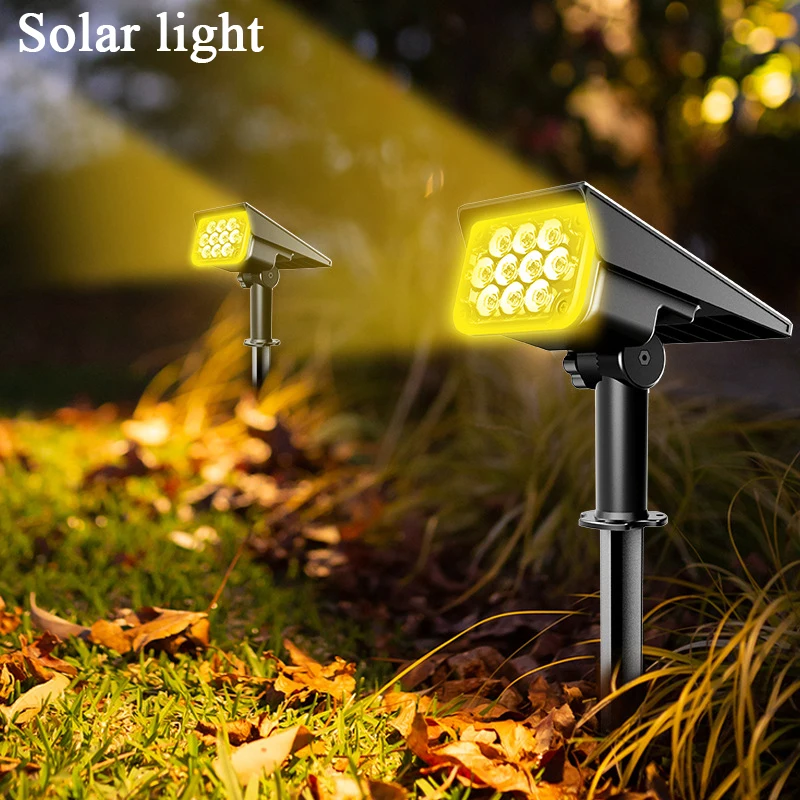 

RGB Solar Lawn Powered Light LED Waterproof Outdoor Landscape Garden Villa Courtyard Floor Lamp Wall Light Decoration Tools Lamp