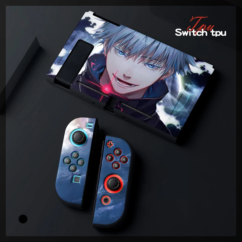 Anime Demon Slayer Tanjirou Nezuko TPU Soft Case for Nintendo Switch NS Game Console Controller JoyCon Split Protective Case