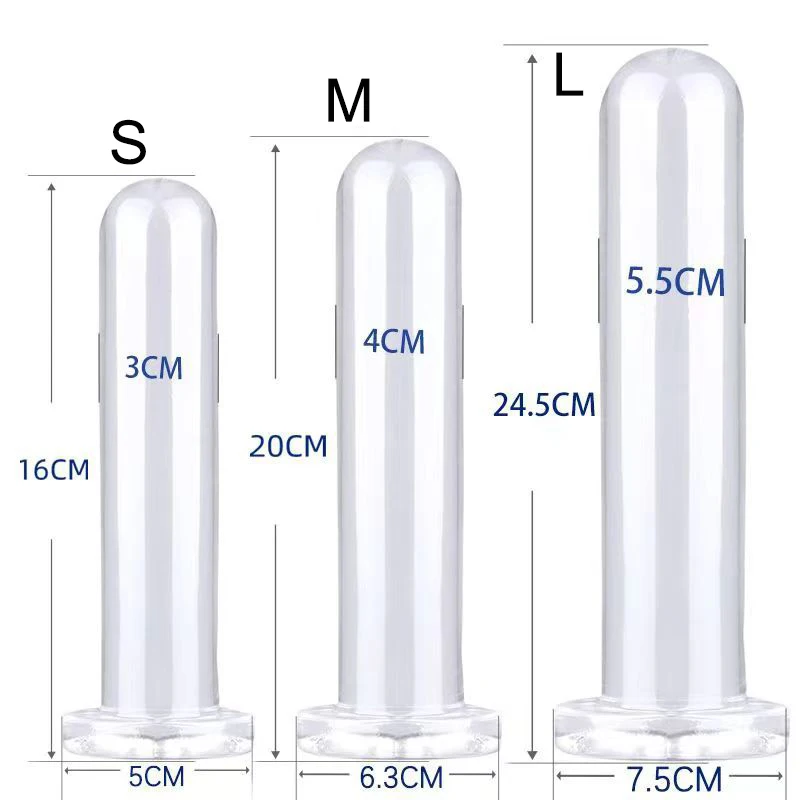 24.5cm Long Clear Jelly Smooth Surface Strapon Anal Dildos Straight ButtPlug TPE Dildo Anal Plug Intimate Sex Toys For Couples