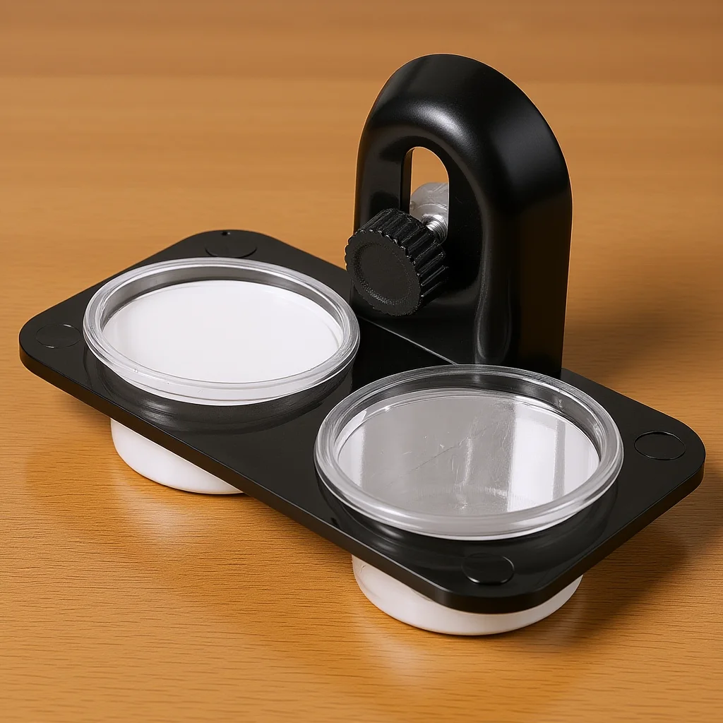 

Mountable Reptile Feeding Bowl Container for Pet Lizard Turtle Gecko Chameleon Spider Beetle Glass Tank Compatible Reptile Food