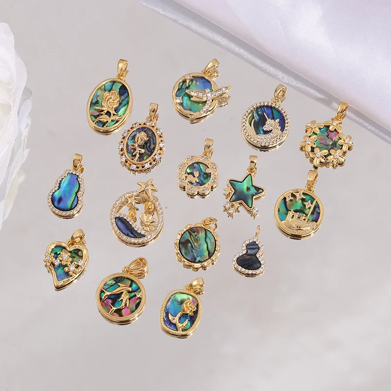 

10 шт./лот DIY микс ювелирных изделий аксессуары медь универсальный масляный жемчуг ожерелье для подвесок телефон браслет кулон