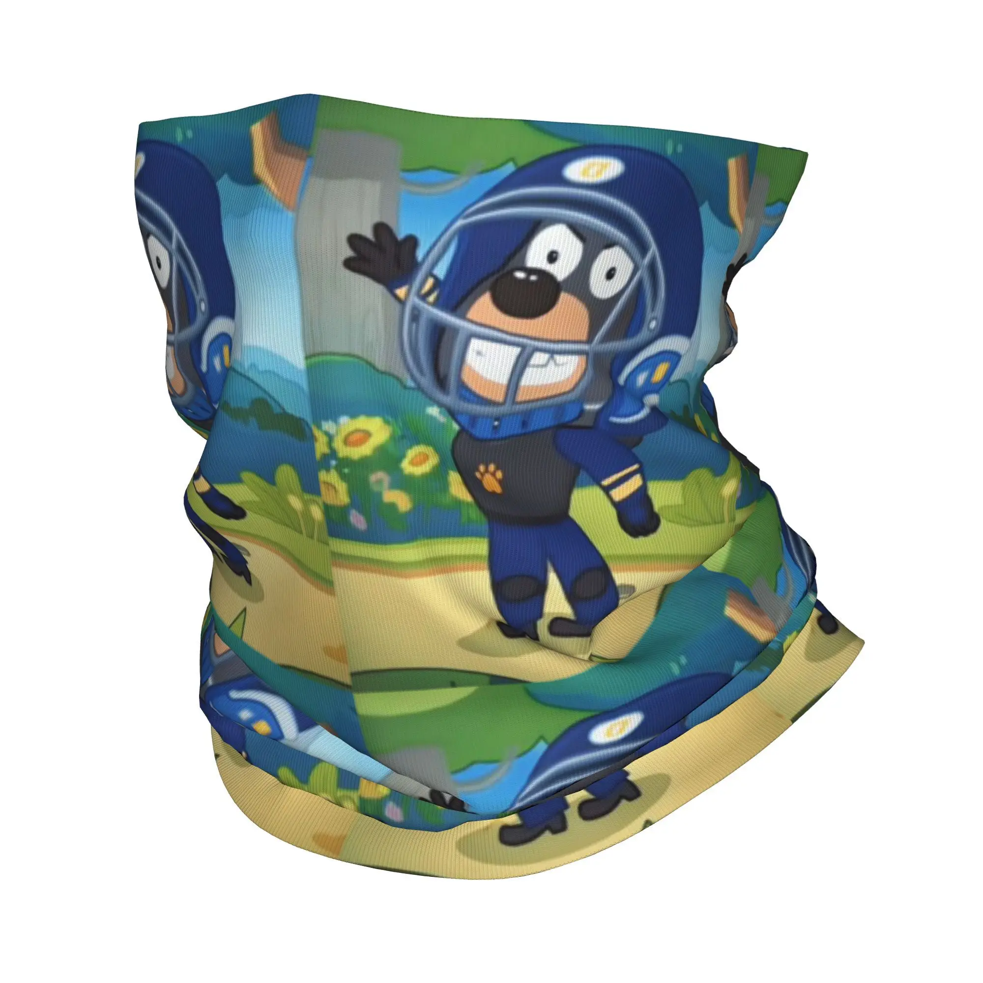 보안관 래브라도 반다나 넥 커버 프린트 마스크 스카프 다기능 페이스 마스크 하이킹 낚시 남성 여성 성인 워셔블