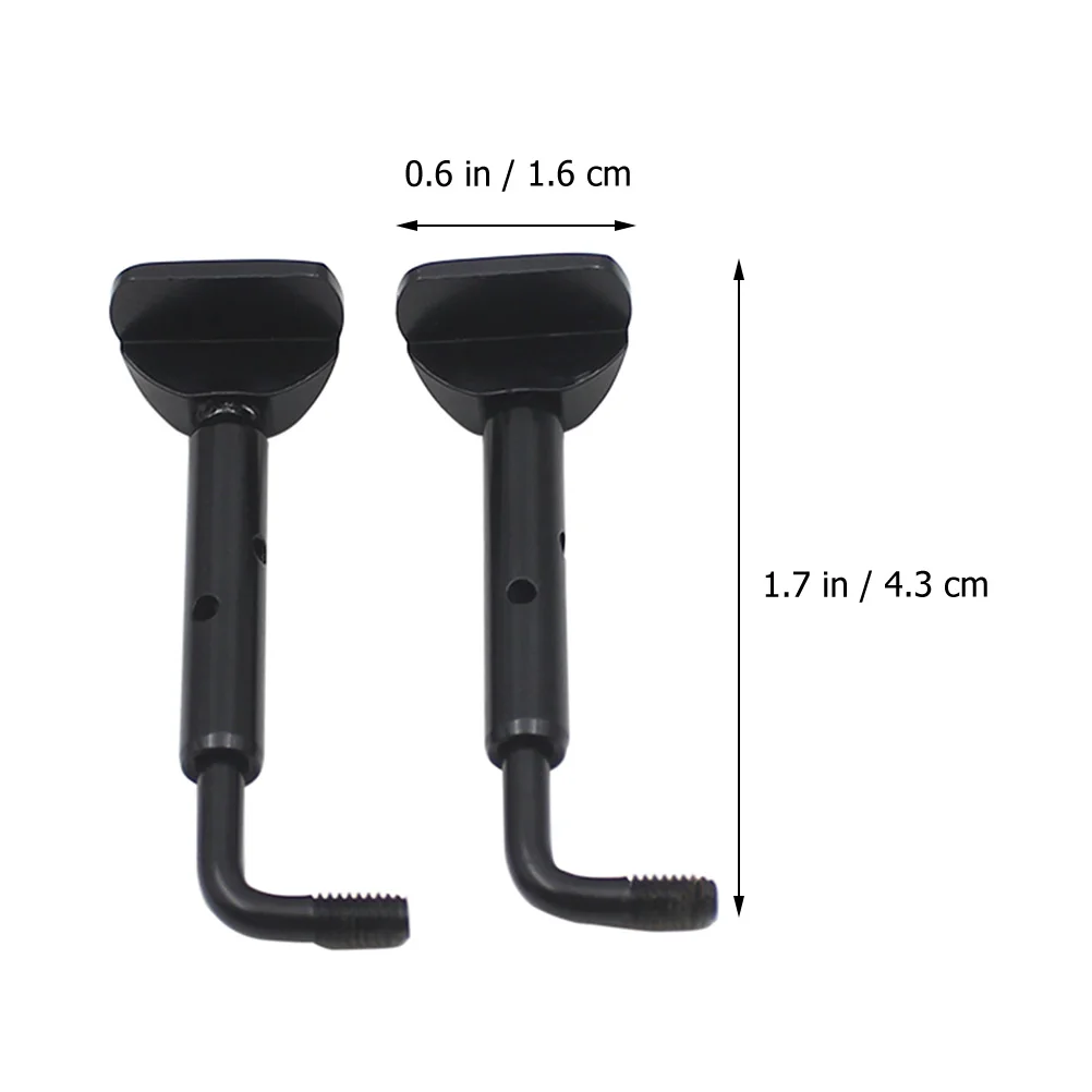 

2 Pcs Violin Chin Rest Screw Replacement Screws Accessories Cheek Clamp Accessory