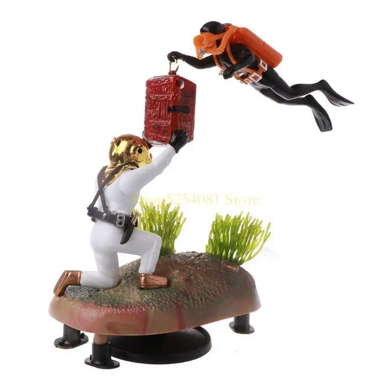Axyc Axyc Aquarium Diver Decoration Treasure Hunter مناسب لجميع أنواع خزانات الأسماك