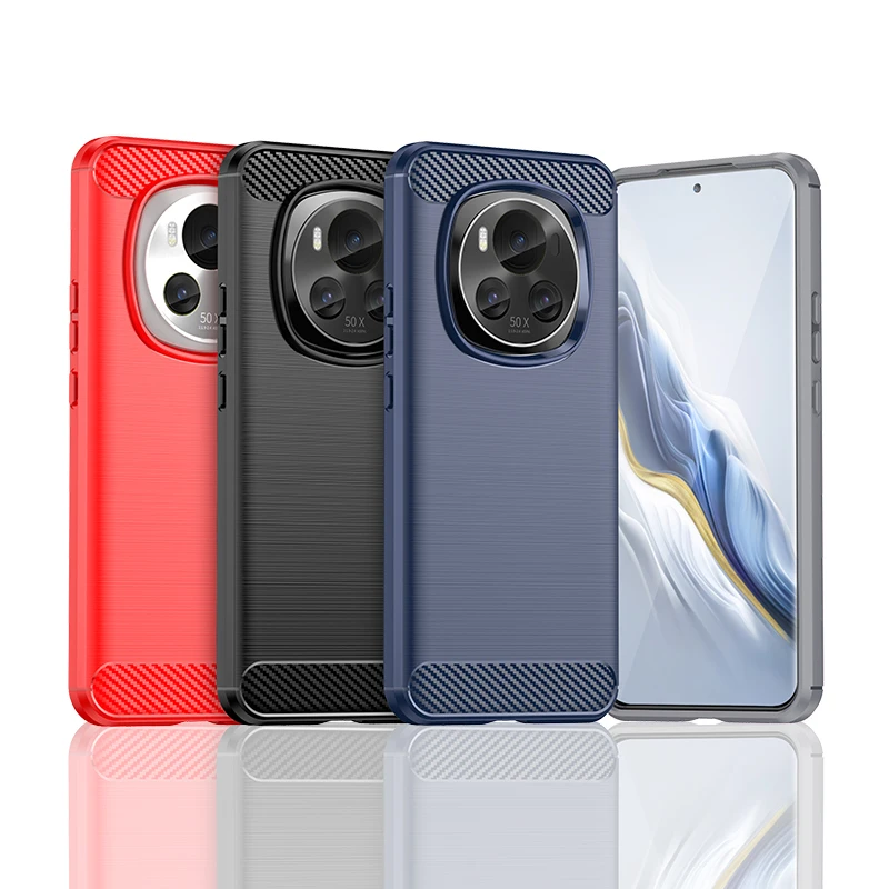 Honor Magic6 용 소프트 TPU 실리콘 백 폰 케이스, Honor Magic6 용 케이스 커버, 쉘 Coque 비즈니스 스타일