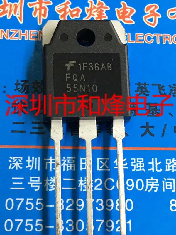 5PCS-10PCS FQA55N10  TO-3P 100V 61A   FAST SHIPPING  BEST QUALITY  ON STOCK