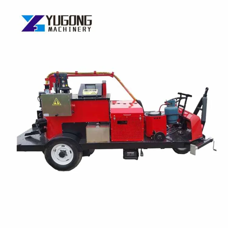 YG Easy Operate Guide Crack Sealing Machine Caulking Filling Injection Hand Pavement Processing Equipment for Road Construction