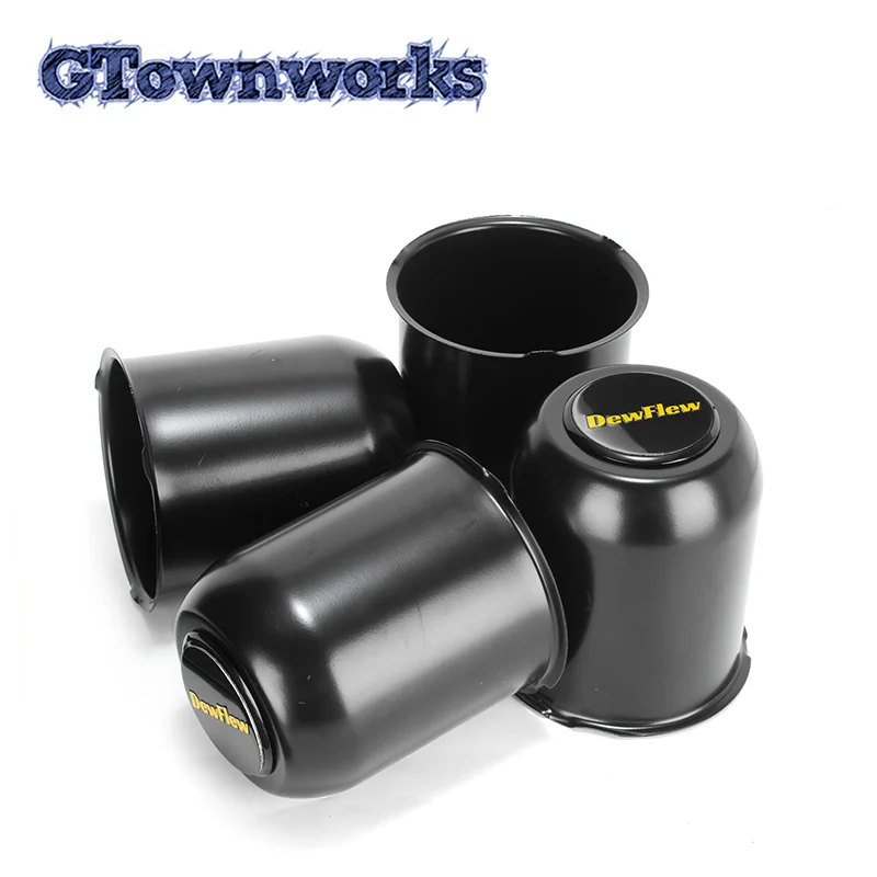 

GTownworks 2/4pcs 95mm Stainless 3.74" Push Through Center Caps Trailer Center Caps for Rims Truck Auto Modification Car Styling