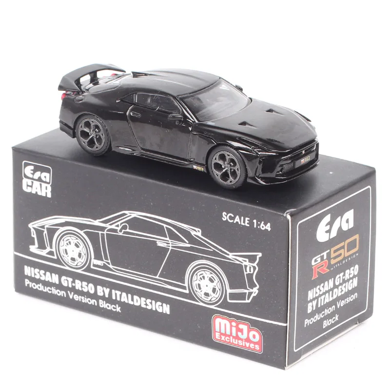 

ERA 1/64 Scale Small Nissan GT R50 by Italdesign Racing Car Model Diecasts & Toy Vehicles Black