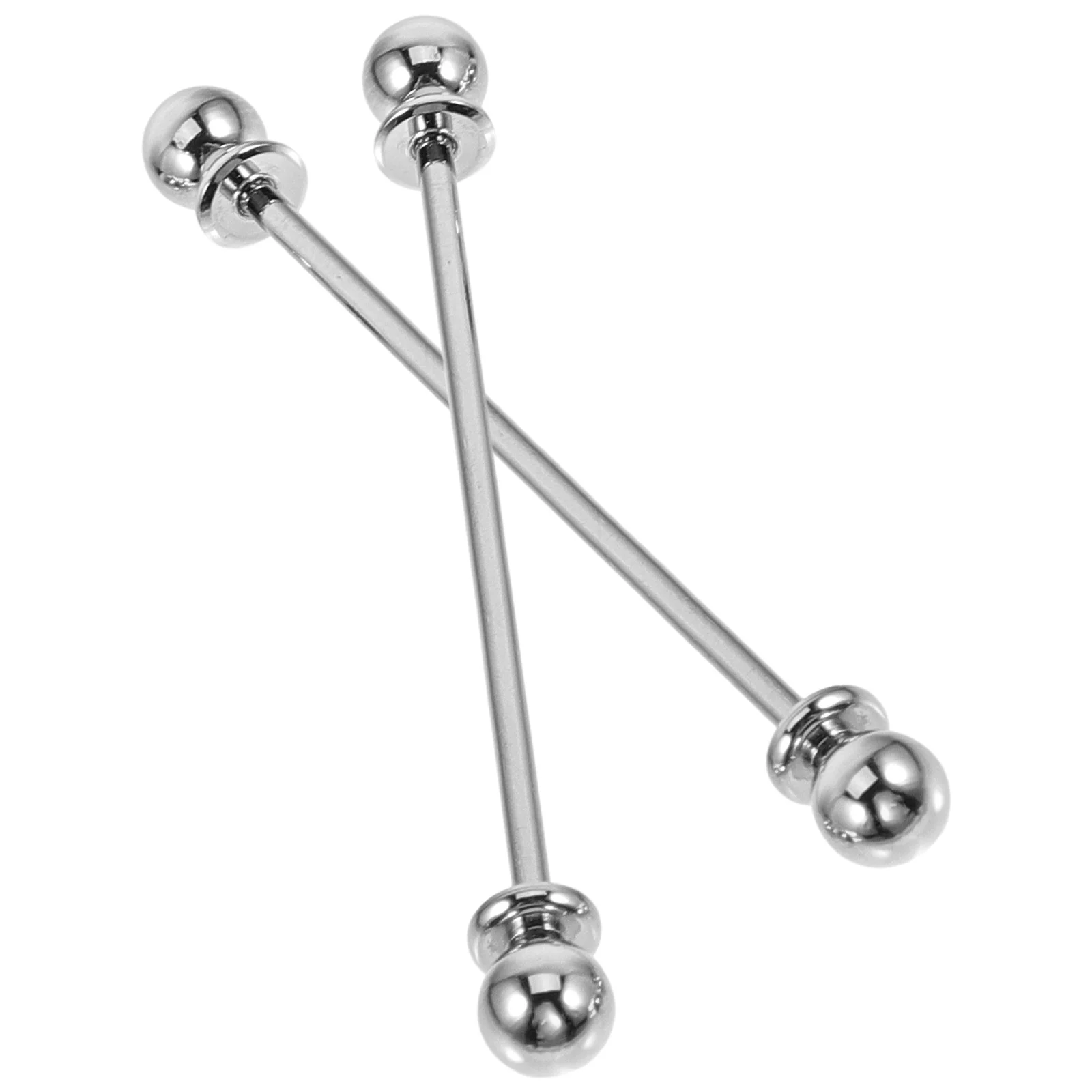 

2pcs Collar Pins For Men Premium Alloy Shirt Collar Bar Pins Dress Shirt Accessories Suit Tie Pin Necktie Clasp