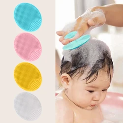 Brosse à Shampoing en Silicone pour Bébé, Peigne à Cheveux Doux pour Nouveau-né, Accessoire de Soins pour la Tête, 1 Pièce