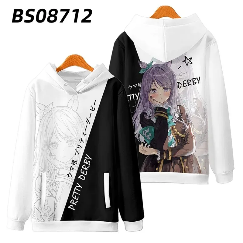 UmaMusume Pretty Derby Cosplay Costume Special Week Tokai Teio Grass Wonder Silence Suzuka 3D Print Women/Men Hoodie Sweatshirt