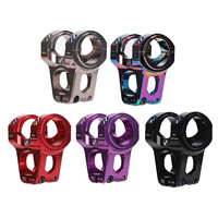 31.8mm Mountain Bike Stem Aluminum Alloy Lightweight DIY Short Handlebar Stem for Replacement
