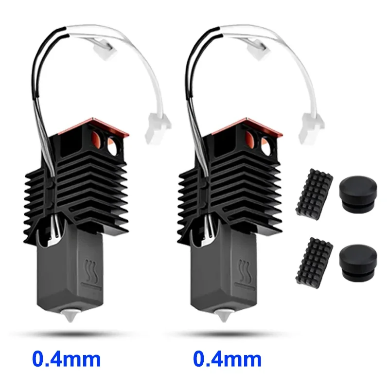 3D-printeronderdelen voor Snapmaker U1 Hotend Kit, volledig gemonteerde hotend, plug & play keramisch blok voor 0,2 0,4 0,6 0,8 mm 3D-printkop