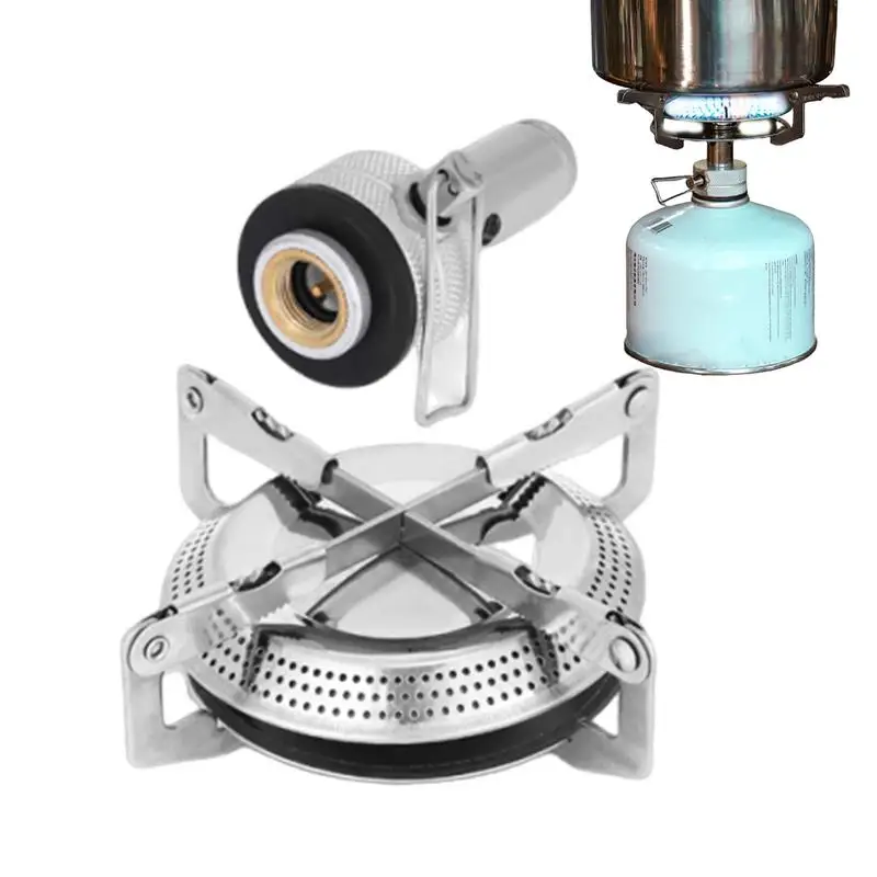 

Backpacking Stove Camping Stove Burner Head Windproof Cooker Hiking Gear For Travel Mountaineering Kitchen Emergencies Picnic