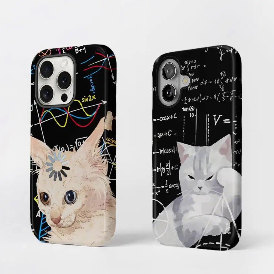 Funda Protectora Suave para Teléfono Apple iPhone 17 Plus 14 Air 11 16e 12 XS XR 13 Pro Max 16 15 con Diseño de Gatitos