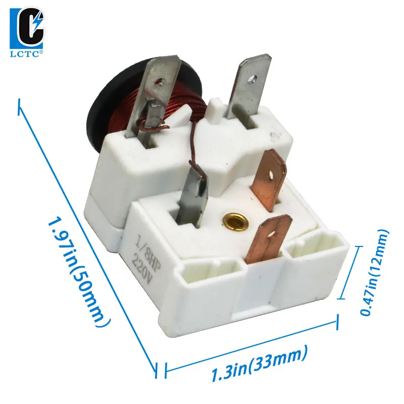 LCTC Refrigerator Compressor Heavy Hammer Starter 110v 220v Freezer Compressor Starter Short
