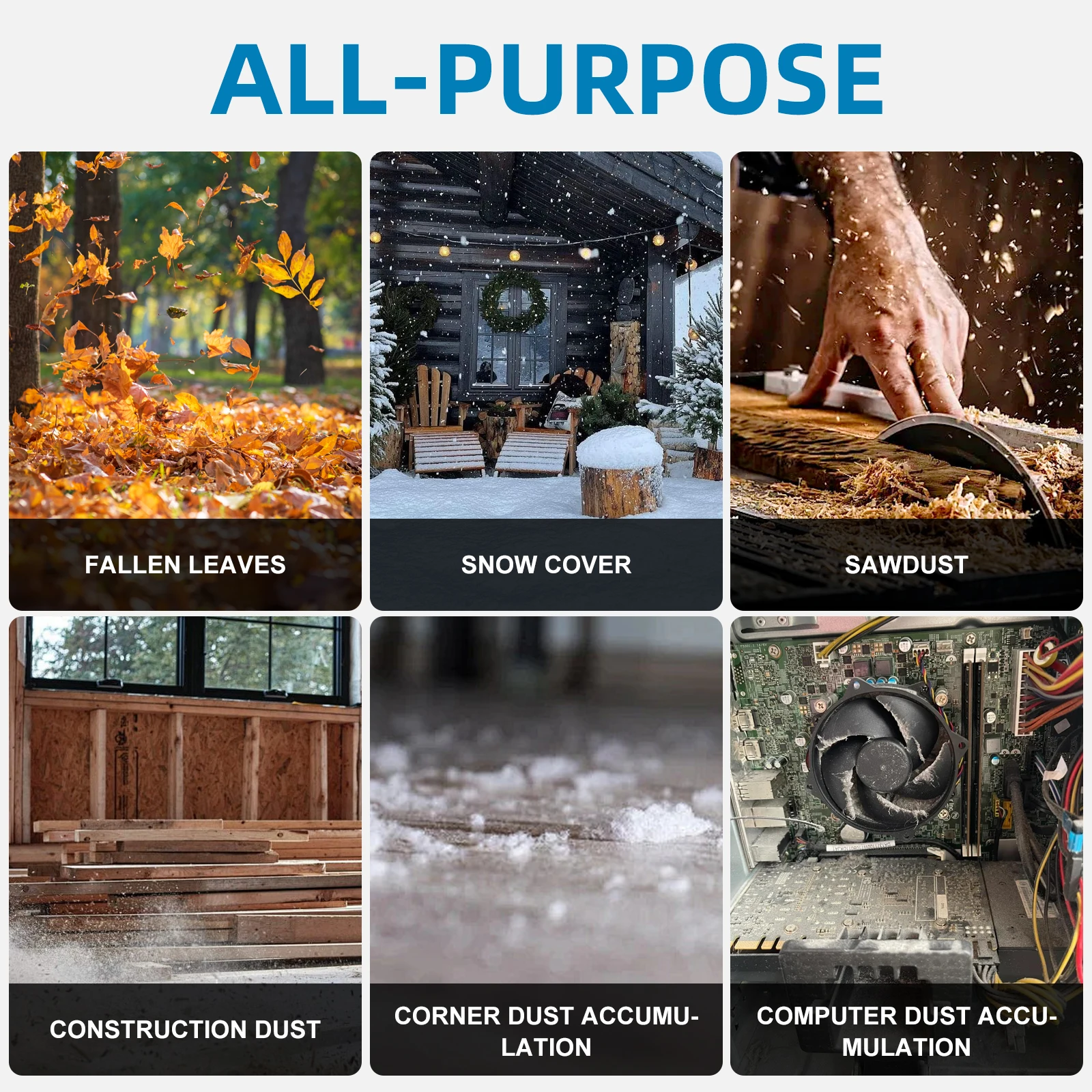 منفاخ أوراق شجر لاسلكي لماكيتا بطارية 18 فولت 3 سرعات منفاخ مدفع قوي للغاية لتنظيف ورق الثلج والغبار أداة كهربائية للنفخ