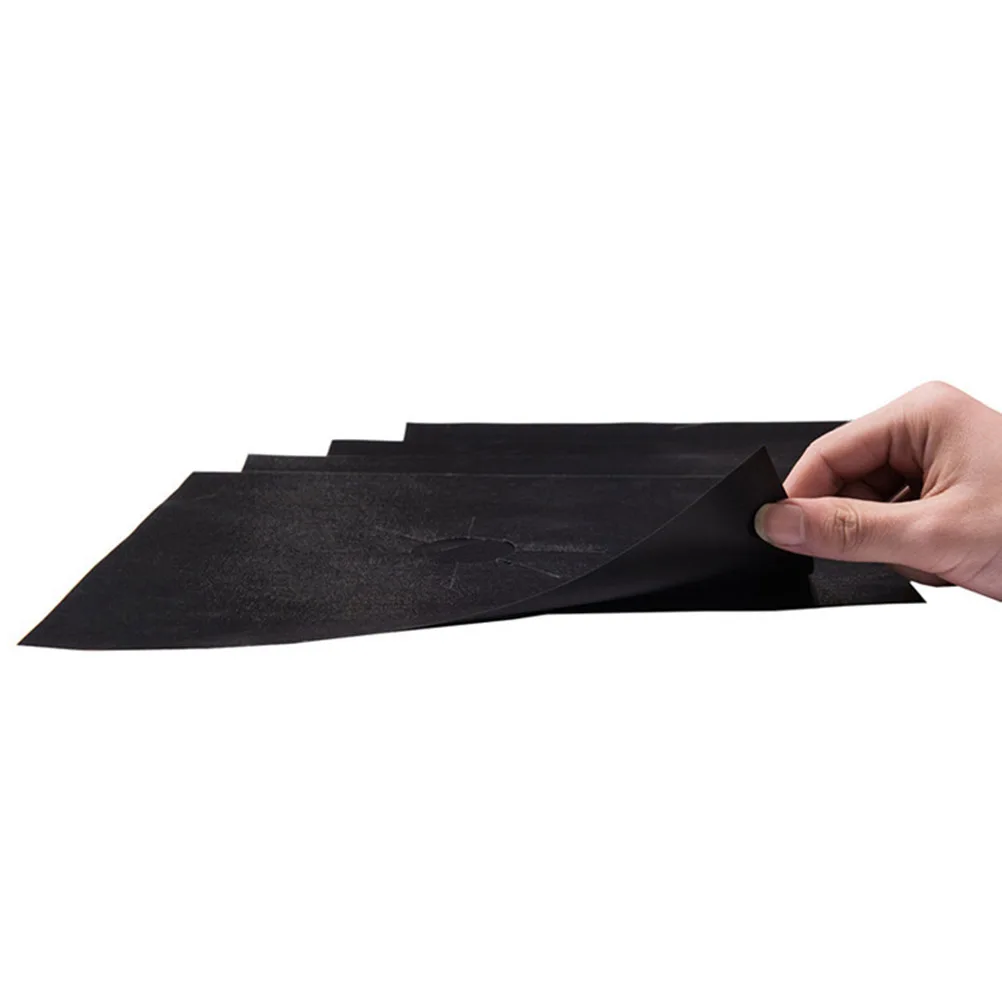 

4 PCS Gas Stove Mat Hob and Oven Protector Non-stick Liner Clean Heavy Duty