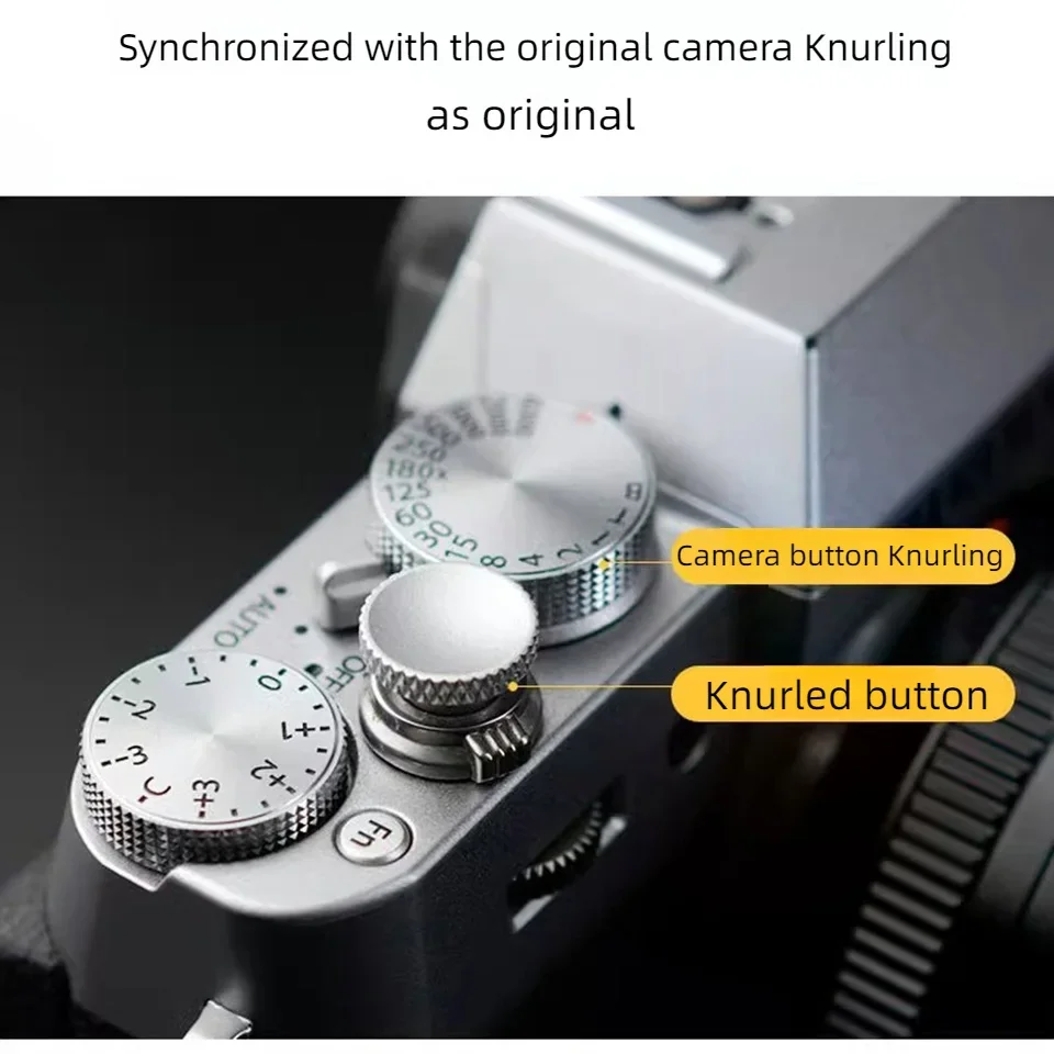Camera Metal Shutter Release Button Triggers Key for Fuji Fujifim XT50 XT30 XT30II XT4 X100V X100VI XE2S XE3 X-PRO3 Accessories