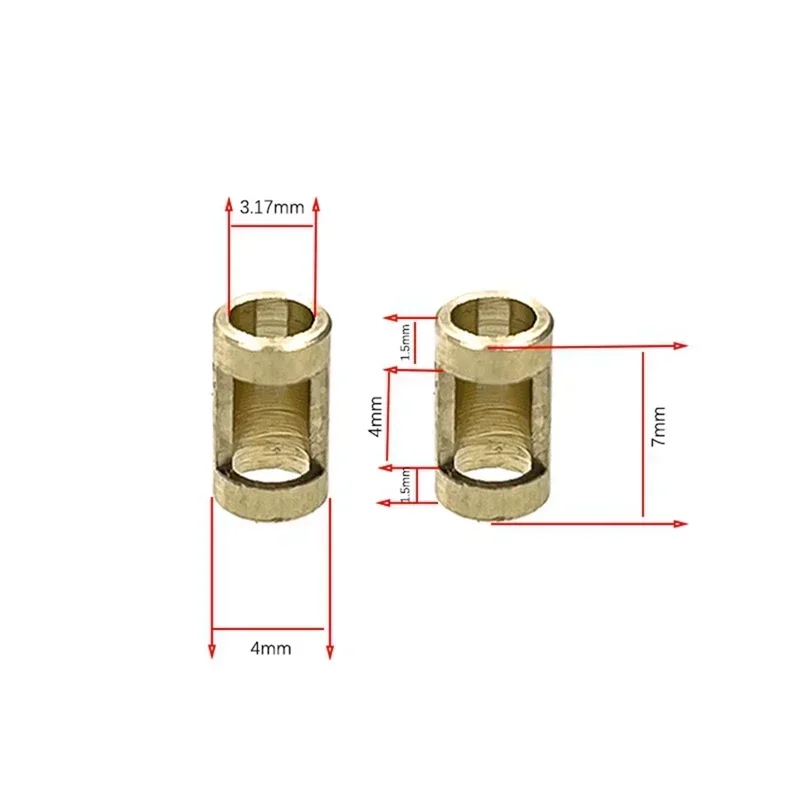 Metal Drive Shaft Sleeve para RC Car, CVD Driveshaft com 3mm a 4mm, Acessórios de Peças de Atualização, MN78 MN-78 1/12