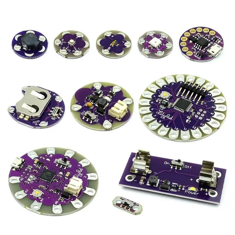 ATmega32U4 ATMEGA328P LilyPad 328 для Arduino DIY Kit Micro USB ATtiny85 LilyTiny основная плата зуммер WS2812 RGB CR2032 TEMT6000 ATmega32U4 ATMEGA328P LilyPad 328 для Arduino DIY Kit Micro USB ATtiny85 LilyTiny основная плата зуммер WS2812 RGB CR2032 TEMT6000