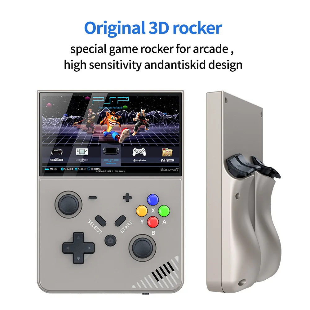 R43 Pro وحدة تحكم محمولة ، M18 ، مشغل ، مصدر مفتوح ، شاشة صغيرة عالية الدقة للألعاب ، PSP ، PS1 ، MAME ، ألعاب مجانية محمولة باليد