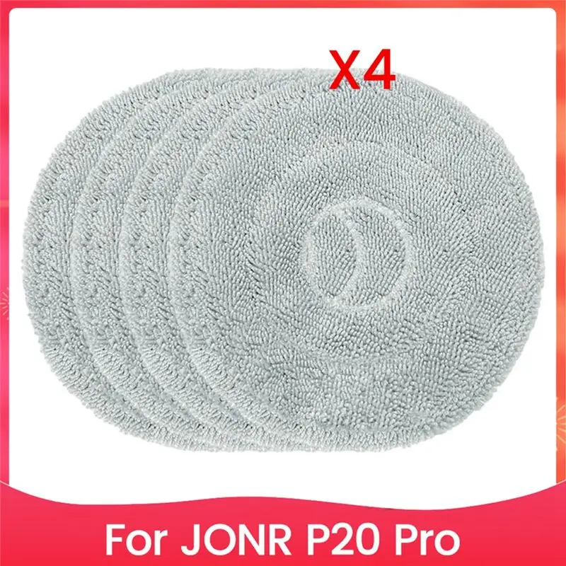 AC23-Mop Cleaning Pad Replacement For JONR For P20 Pro Mop Accessories, Robot Vacuum Cleaner Parts