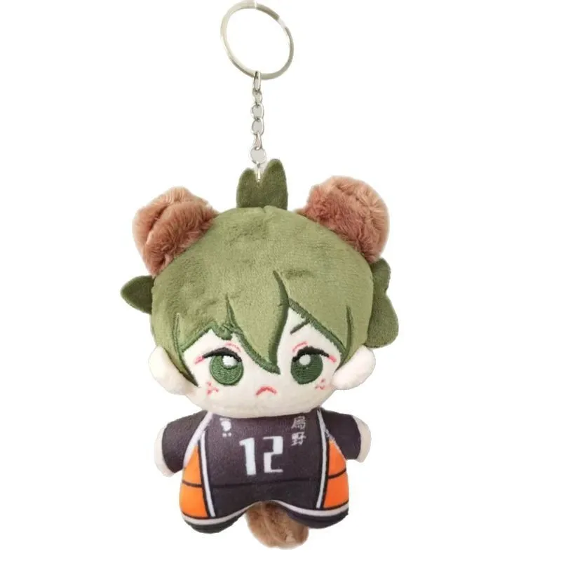 Pluszak Haikyuu Hinata Shoyo Breloczek Tobio Kageyama Yu Nishinoya Zawieszka do Torby Mini Piłka do Siatkówki Pluszowa Lalka Prezent