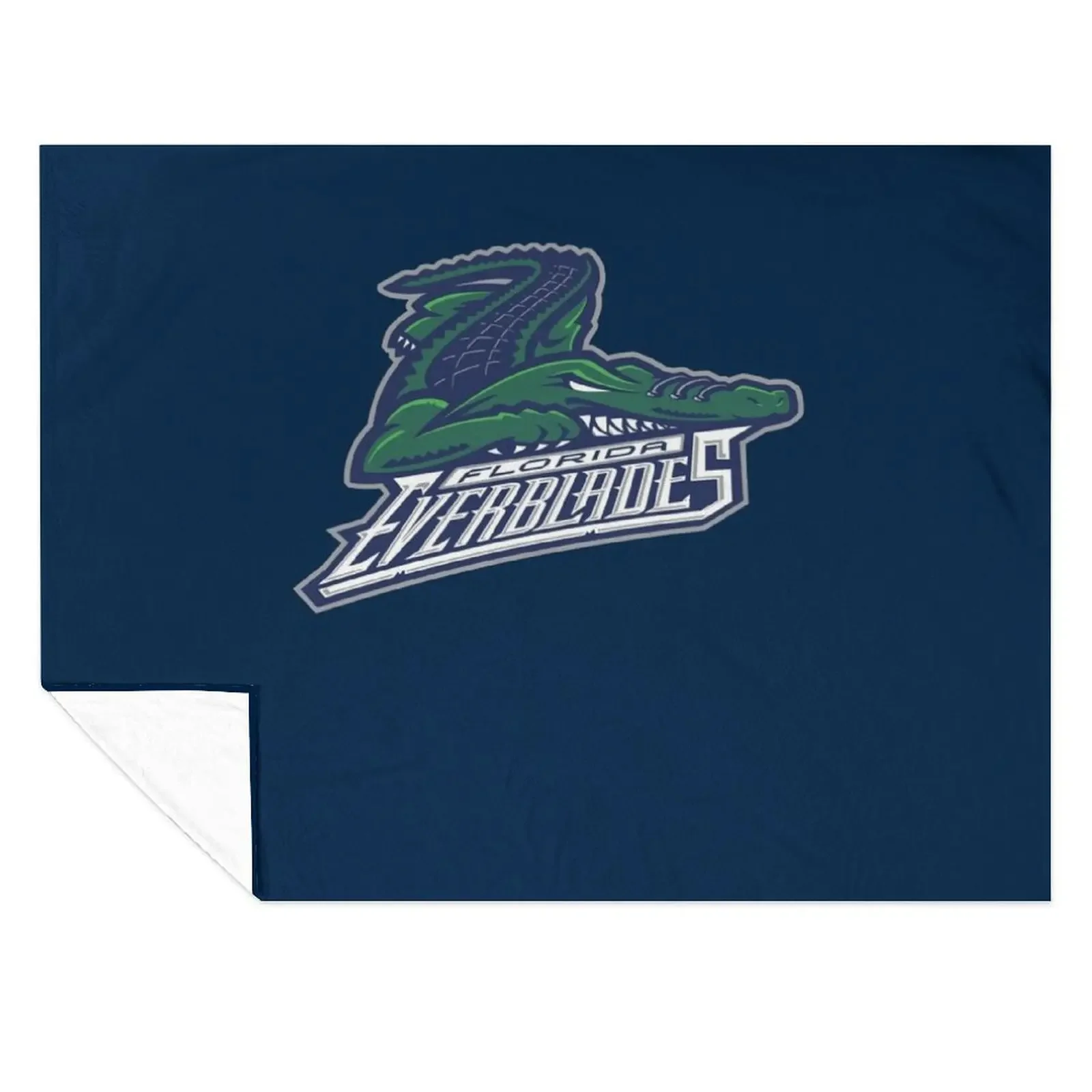 

Florida Everblades Throw Blanket Plaid on the sofa Soft Plush Plaid Moving Plush Blankets