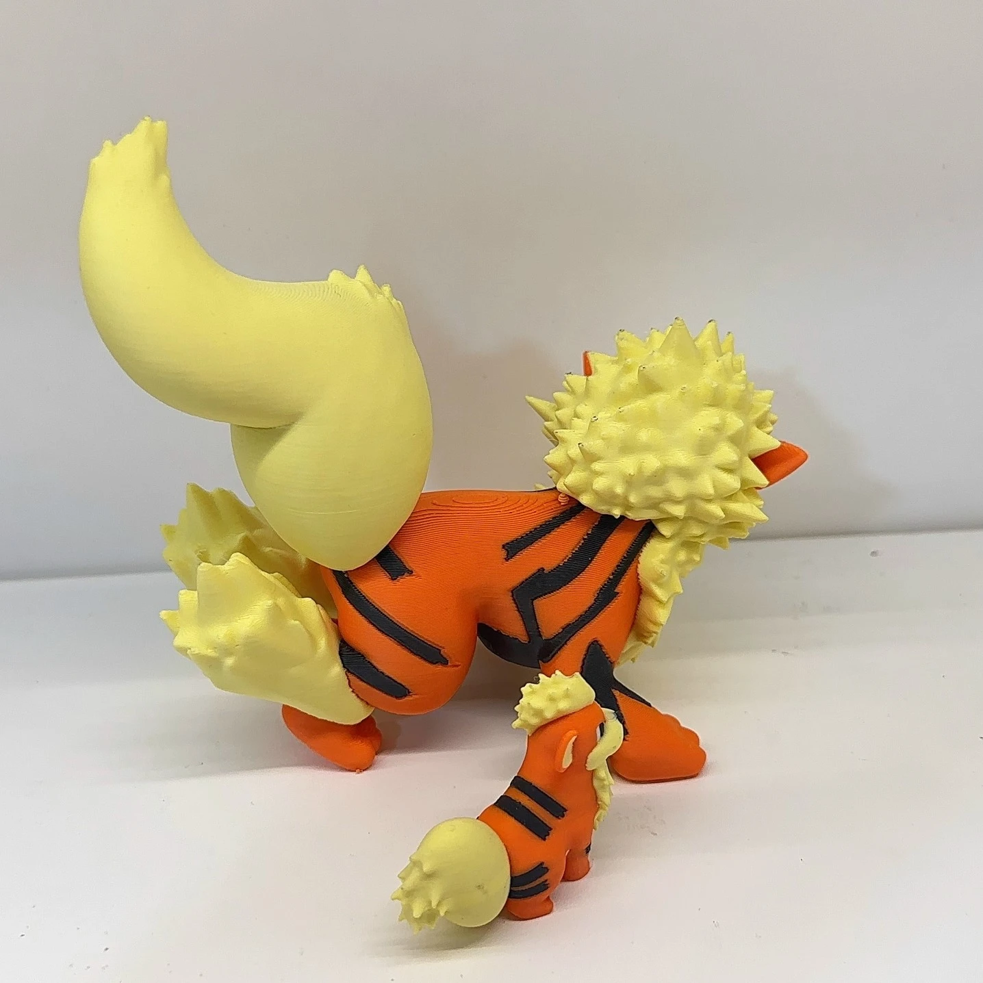 3D-Druck im Maßstab 1:20 World Shellder Growlithe Arcanine Pokémon Spiel Peripherie Modell Sammlung Desktop Ornament Dekoration