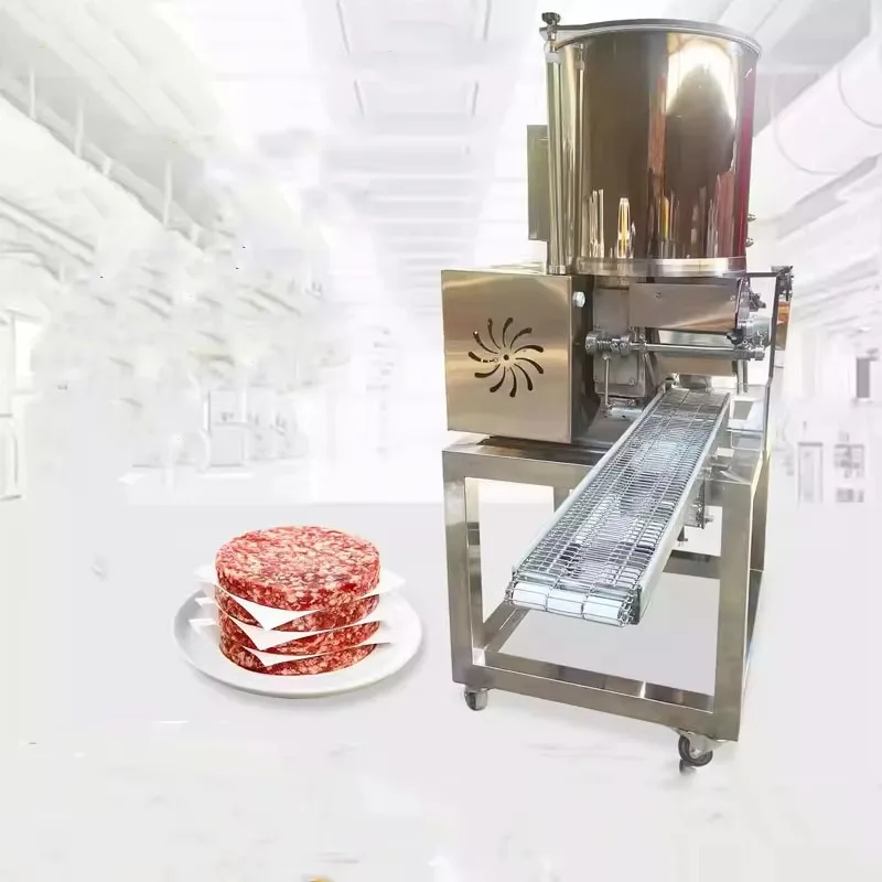 Stainless Steel Meat Patty Shaping Device Custom Shape Molding Unit for Restaurant Hamburger Raw Patty Production Customized