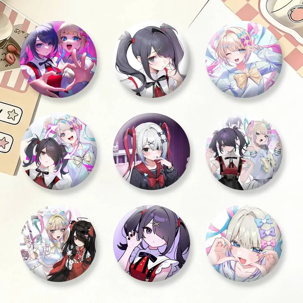 

NEEDY GIRL OVERDOSES Brooches Cartoon Badge Pins Backpack Hat Accessories Friend Gift