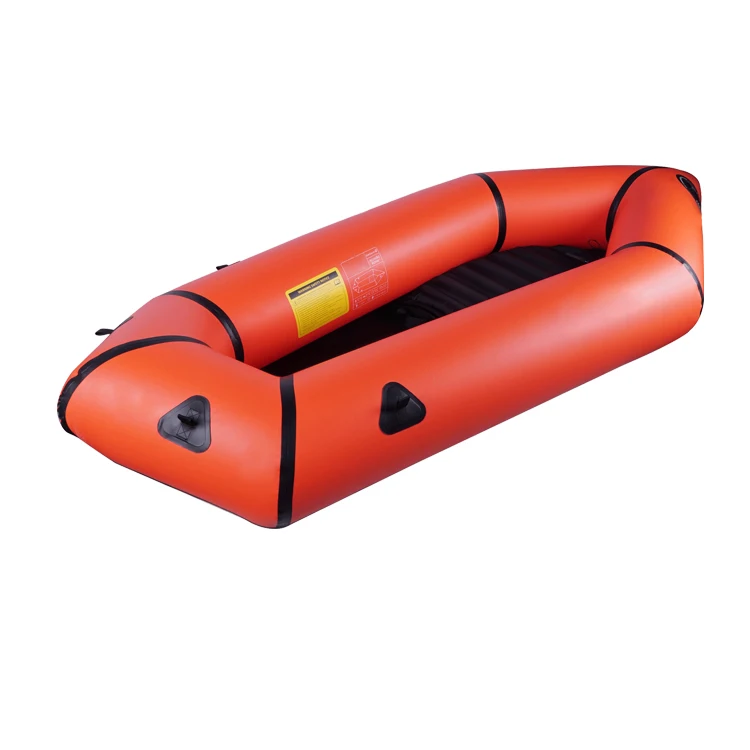 Manufacture cheap rowing boats inflatable Floating Raft 1 person ultra light TPU packraft inflatable kayak for white water