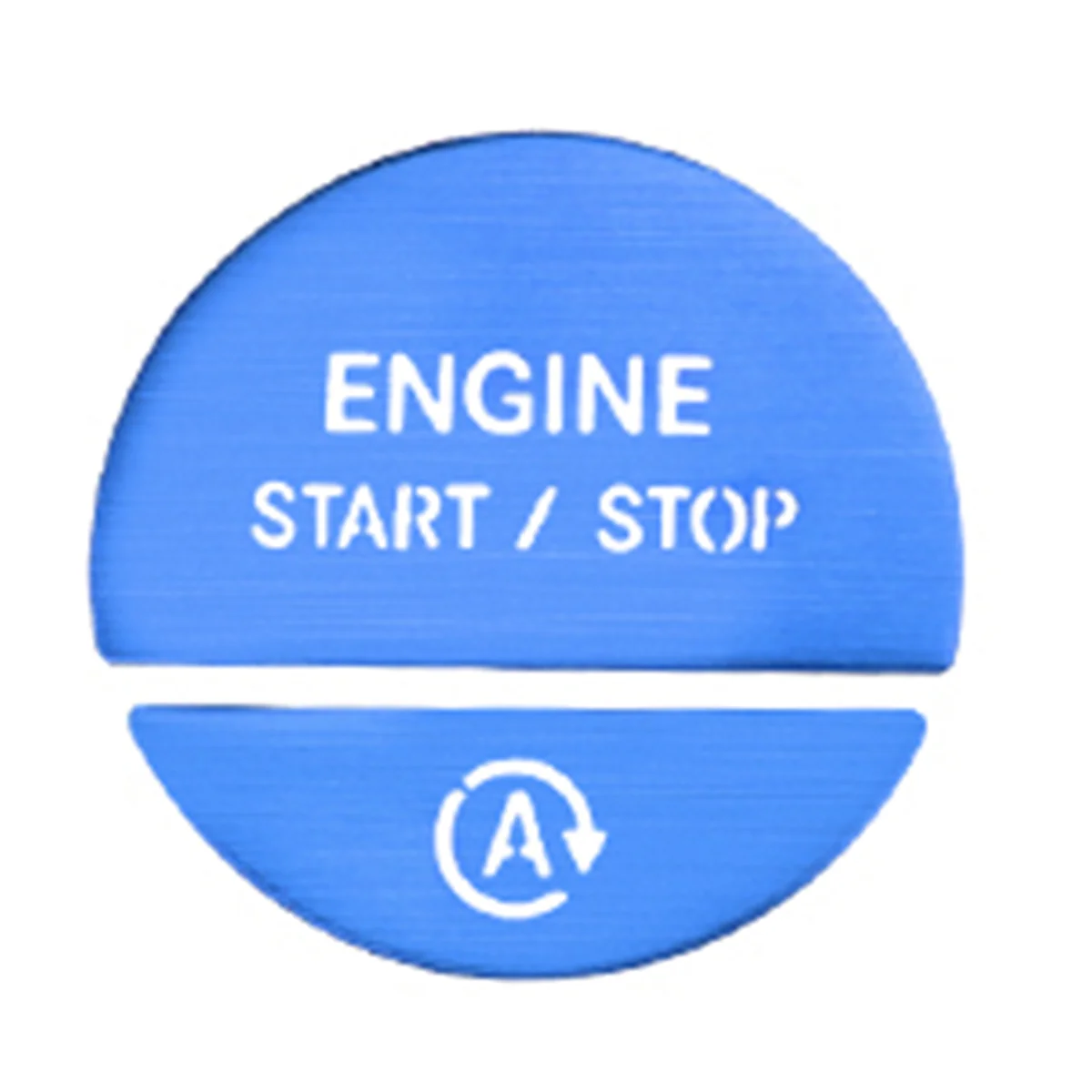 Car Interior Engine One Start Stop Key Button Sticker for Mercedes-Benz C E GLC-Class W206 W214 X254 2022-2024 Blue