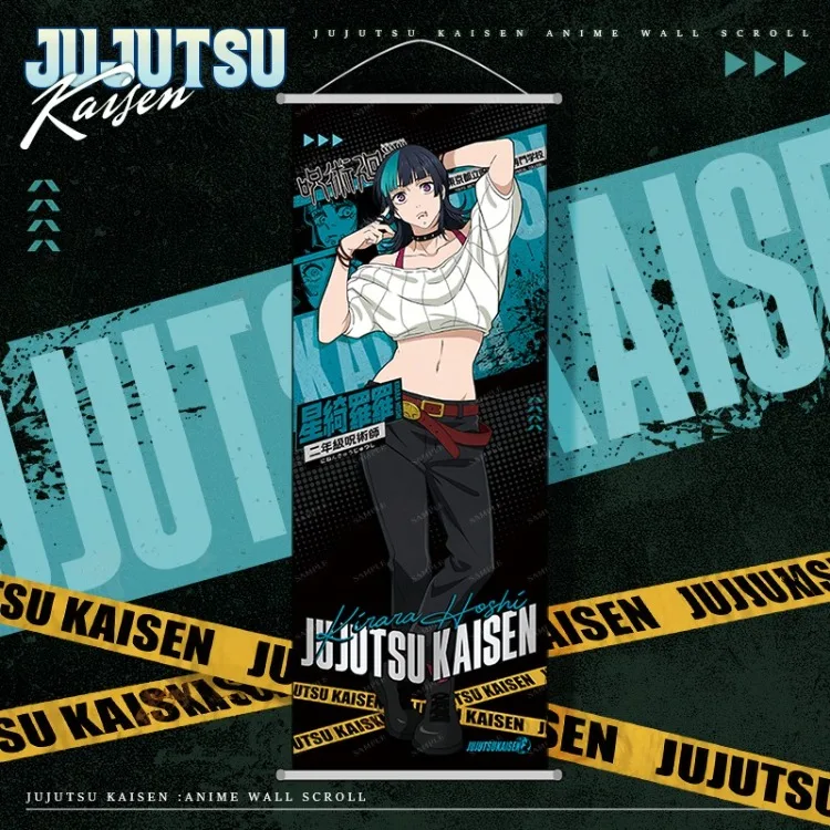 Jujutsu Kaisen Poster Cartoon Gojo Satoru Wandbild Raumdekoration Lange Wandrolle Poster Sammlerstück Urlaubsgeschenk Anime-Merchandise – Detail 6