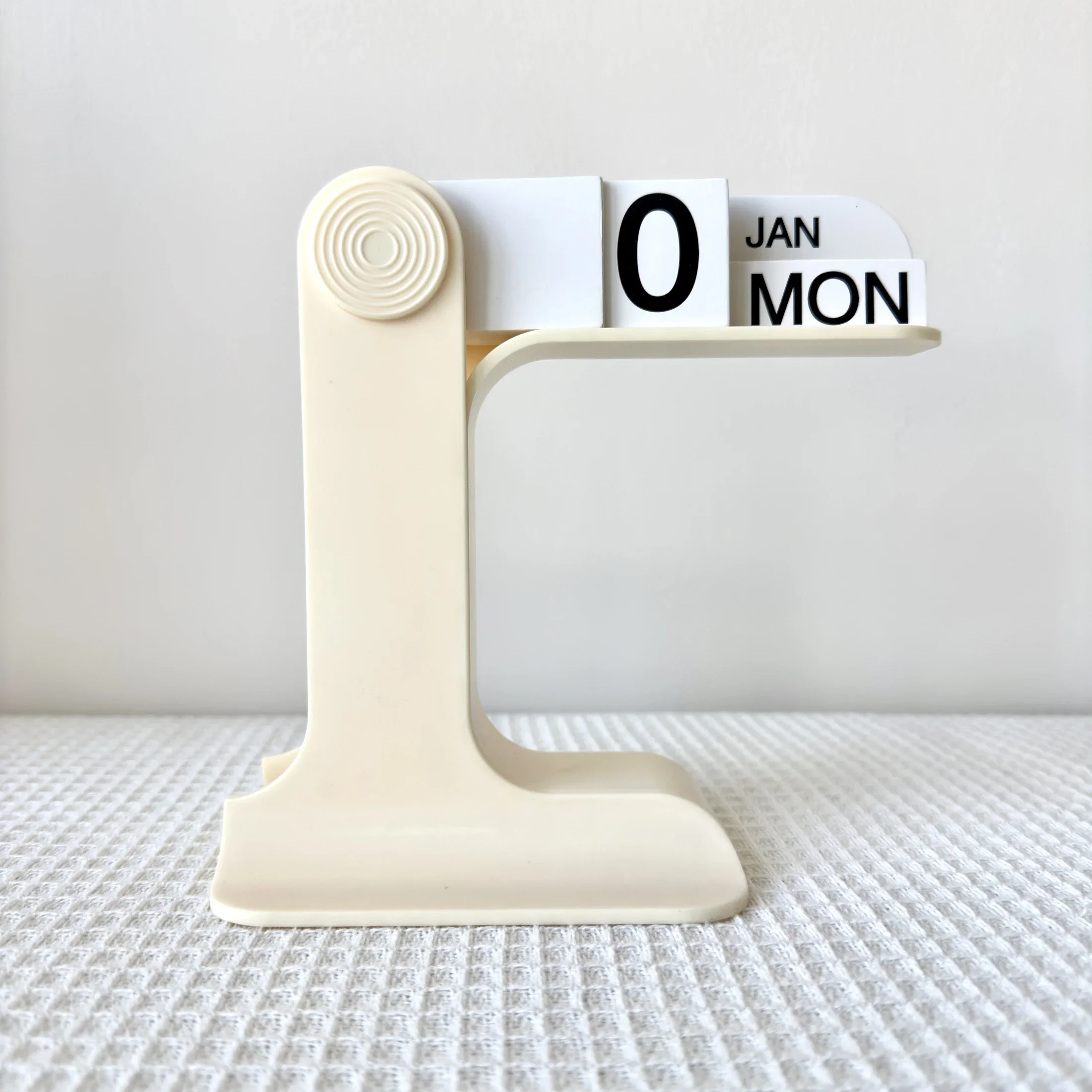 Modern Minimalist Style Plastic Creative Perpetual Calendar Desk Calendar Aesthetic Desktop Decoration Home Healing Decoration