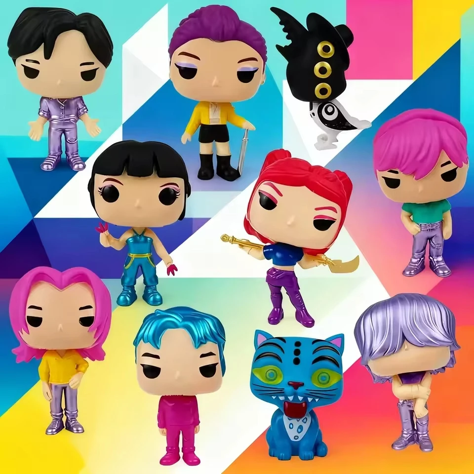 

Demon Hunters KPOP Handmade Series Witch Hunter Protagonist Team Model Anime Game Doll Model