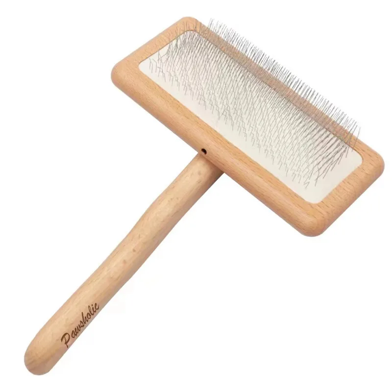 

10pcs Solid Wood Dog Comb Grooming Brush with Professional Stainless Steel Pins