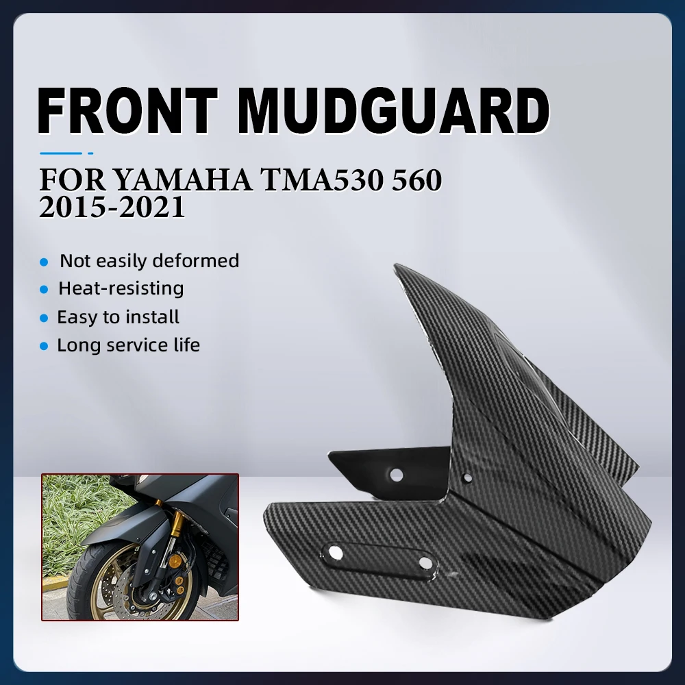 For YAMAHA TMAX530 Tmax 530 TMAX560 Tmax 560 2015-2021 ABS Plastic Motorcycle Front Tire Wheel Fender Mudguard Splash Guard 