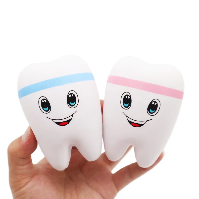 1pcs Dental Squeeze Toy Teeth Shape Model Soft PU Foam Model Shape Dentistry Material Souvenir Gift Dentist Gift